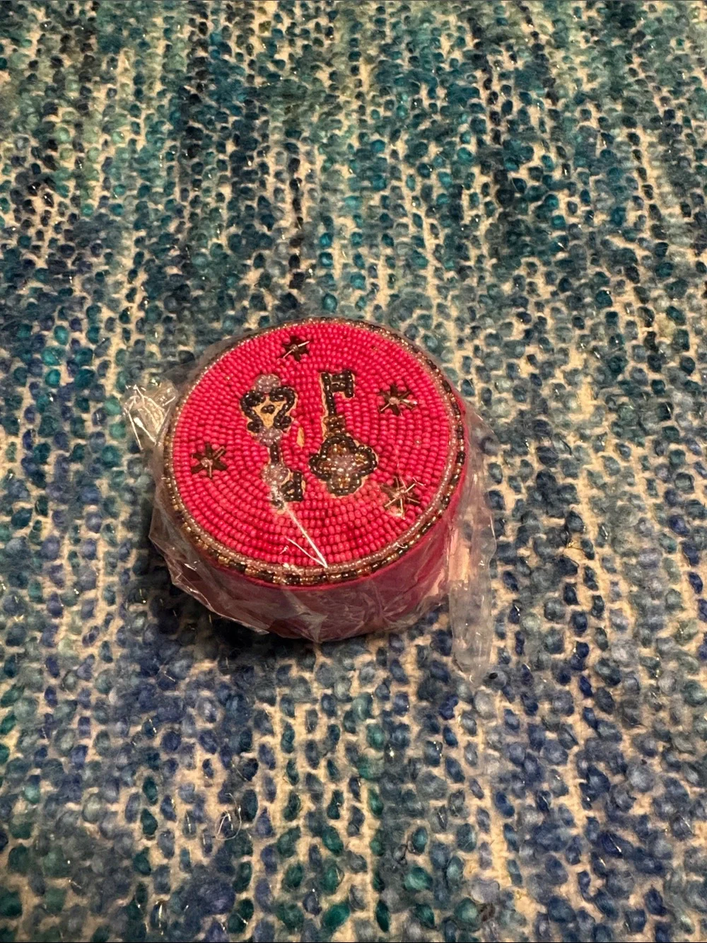 ✨ Anthropologie Fortune Beaded Lidded Jewelry Box